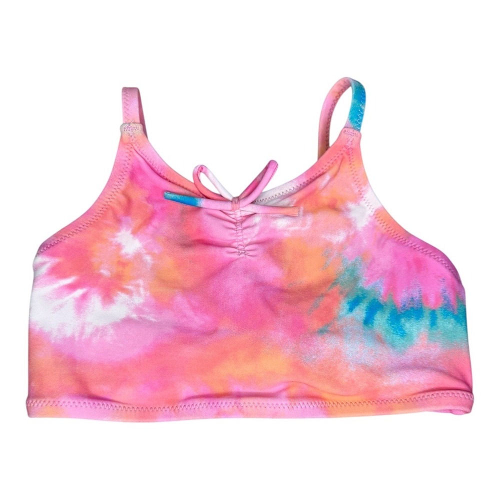Crewcuts Tie Dye Swim Top UPF 50+ Sun Protection‎ Beach Pool Summer Size 4-5